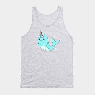 Narwhal Ice Cream Whale Unicorn Tank Top